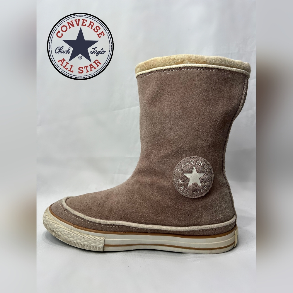 Converse Chuck Taylor All Star Beverly Hi-Top Winter Boot US 6.5 Sandy Beige